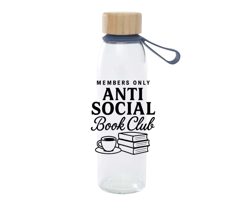 BORRACCIA VETRO 500ML - ANTI SOCIAL