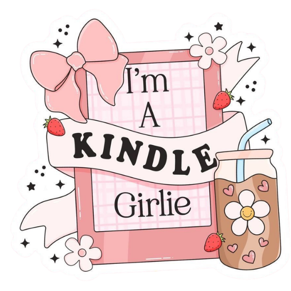 PRE- ORDER - T-SHIRT - I'M A KINDLE GIRLIE LATO CUORE