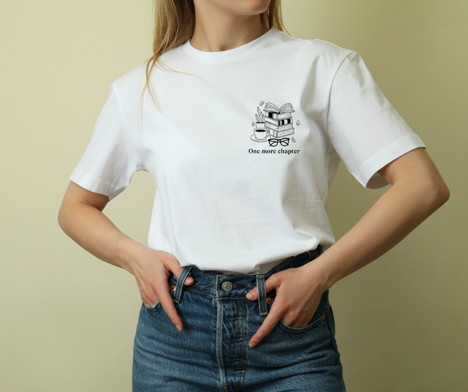 PRE- ORDER - T-SHIRT - ONE MORE CHAPTER LATO CUORE