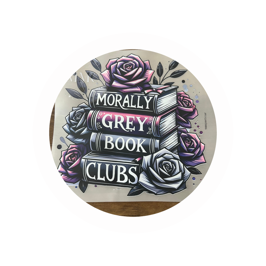 T-SHIRT - MORALLY GREY BOOK CLUBS