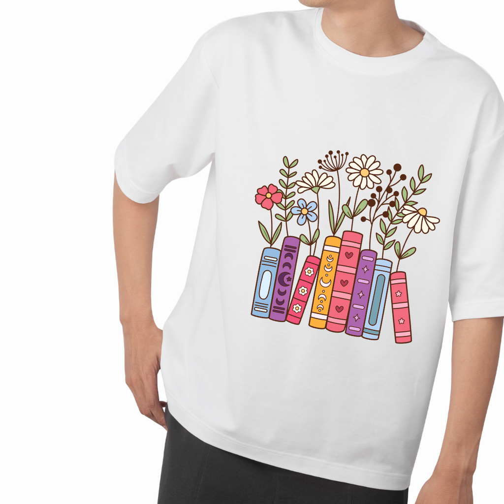 PRE- ORDER - T-SHIRT - BOOK FLOWERS