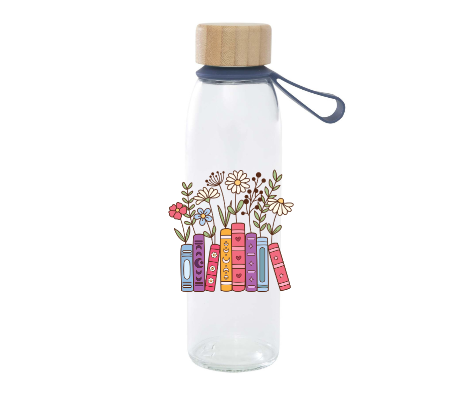 BORRACCIA VETRO 500ML - FLOWER BOOK